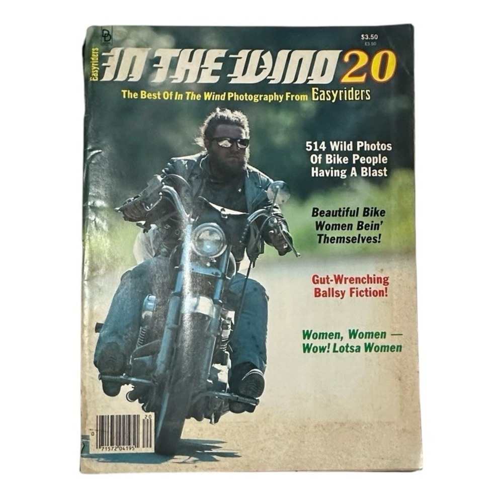 Lot Of 5 Vintage In The Wind Motorcycle Magazine 1990s Girls Cool Pictures - Picture 2 of 14